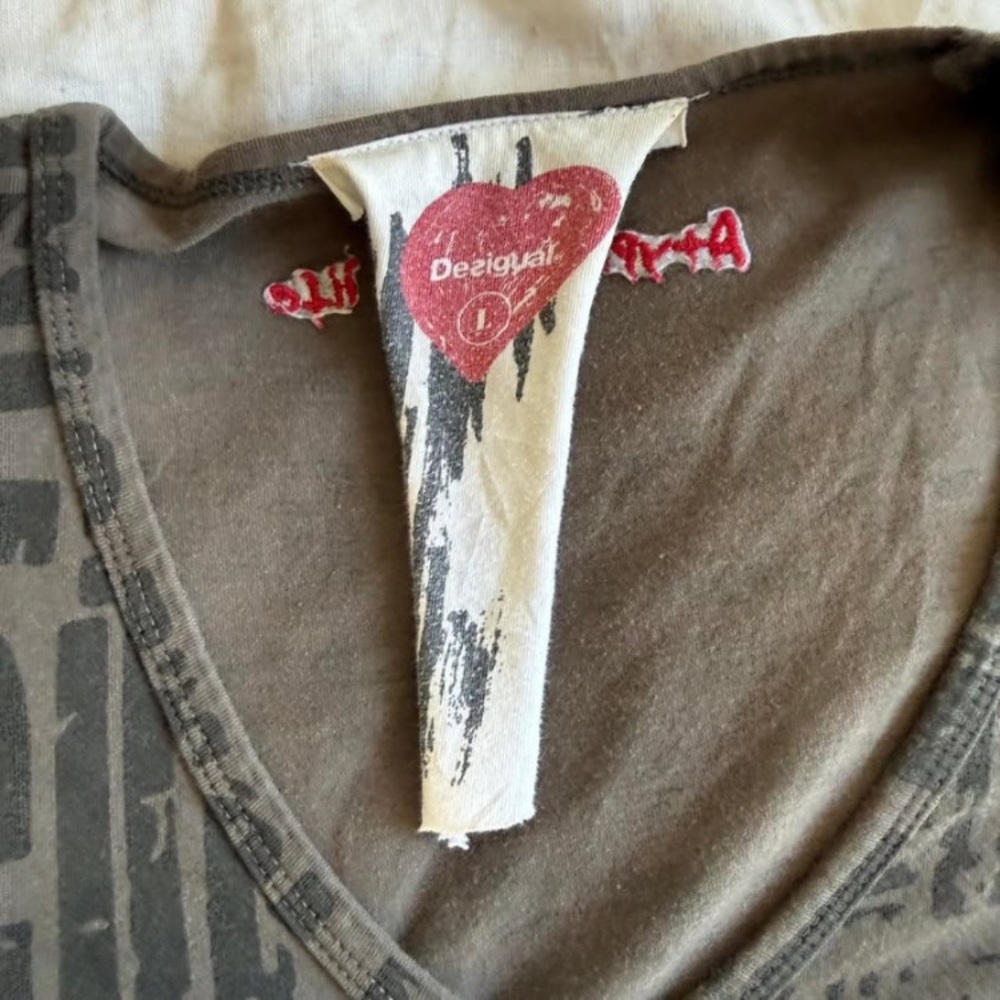 Rare subversive drop waist Desigual 90s dress - Picture 3 of 6